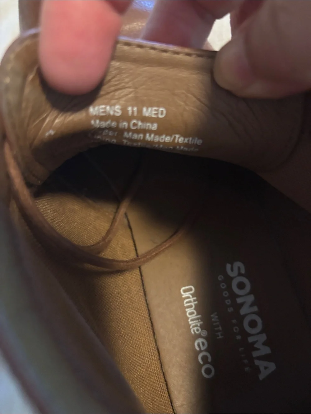 Sonoma Brown Leather Chukka Boots